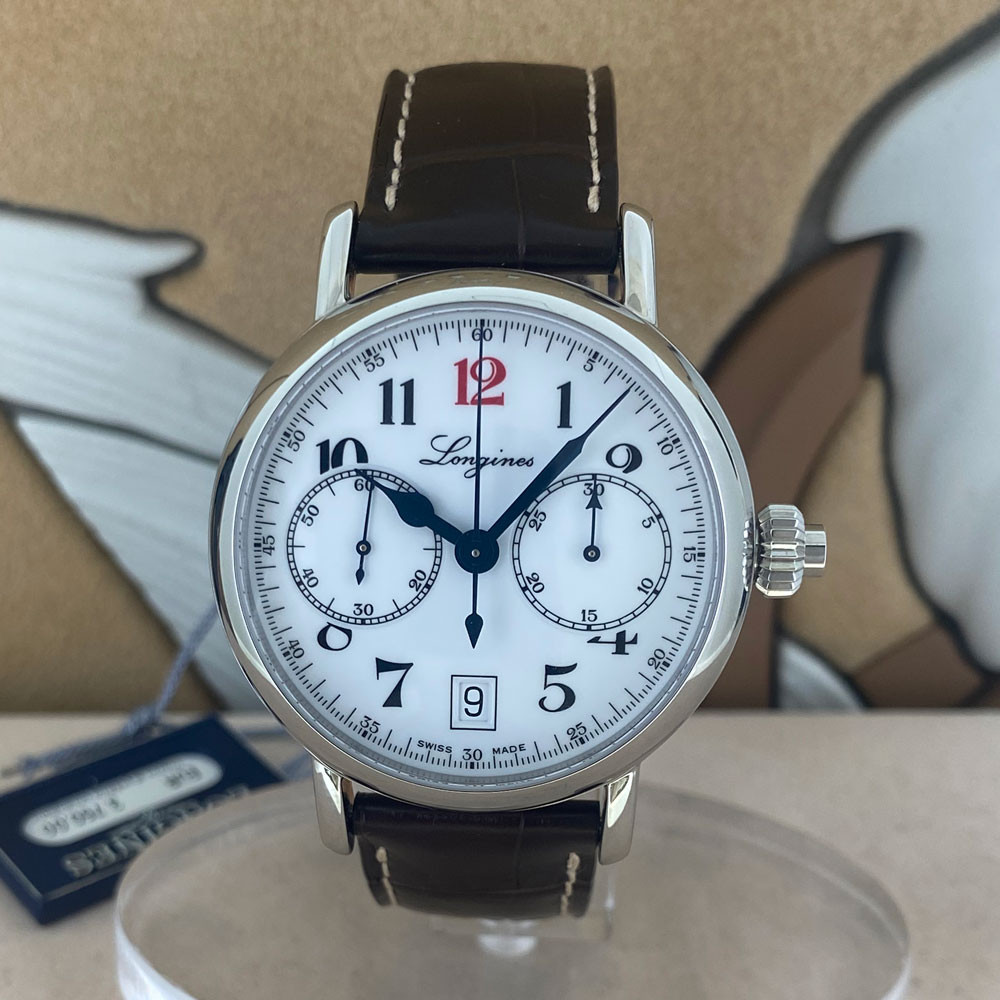 Longines Heritage 180th Anniversary Single Push Chronograph L2.775.4.23.3 L27754233